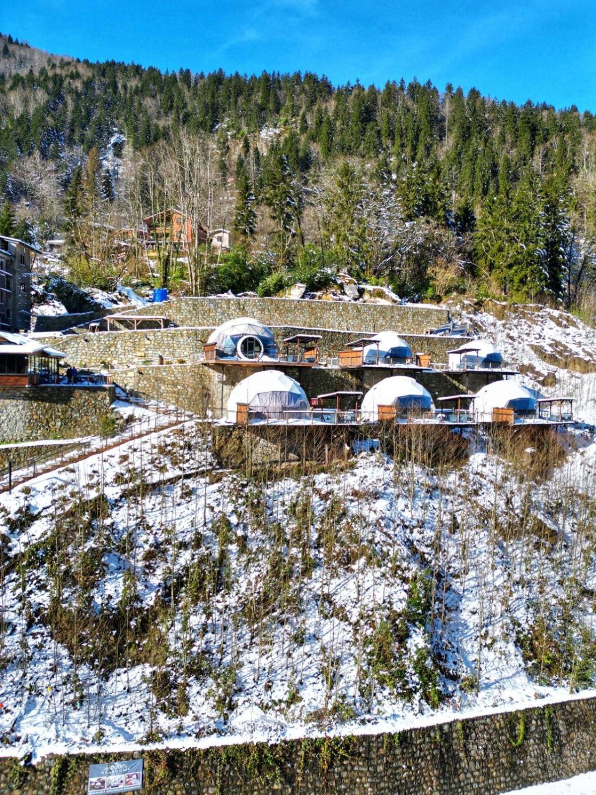 Kaledome Orman Evleri Hotell Çamlıhemşin Eksteriør bilde